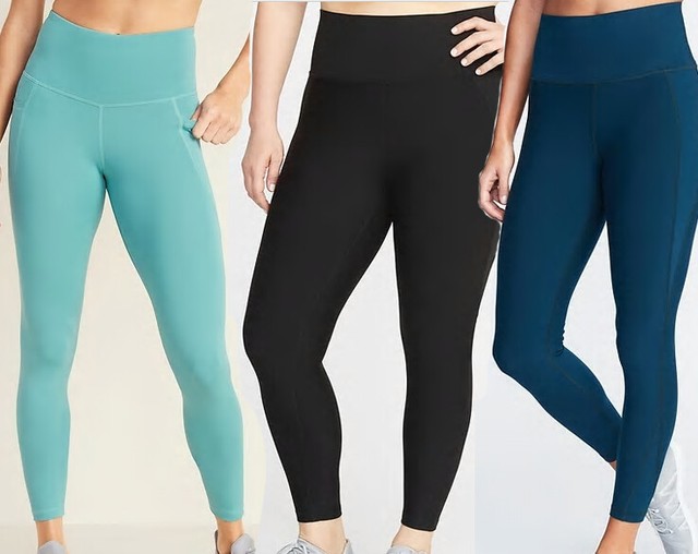 New Old Navy Legging XXL 4X HighWaisted Elevate BuiltIn Sculpt 7/8