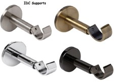 35MM SINGLE IDC SUPPORT BRACKETS FOR METAL CURTAIN POLE UK NEXT DAY DELIVERY