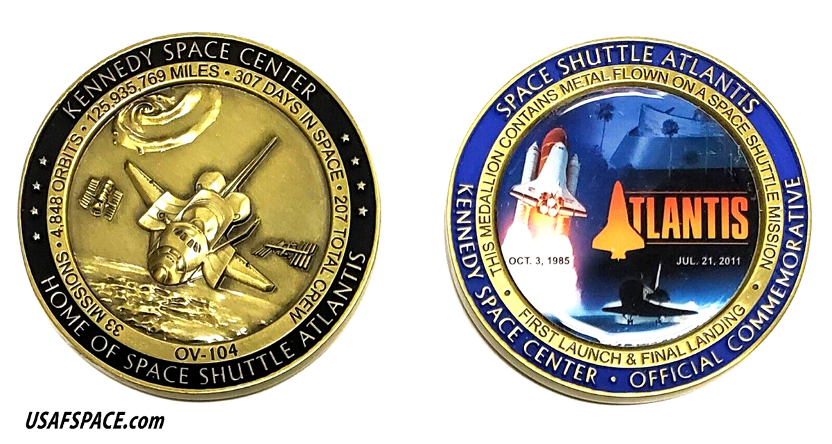 Space Shuttle Commemorative Medallion