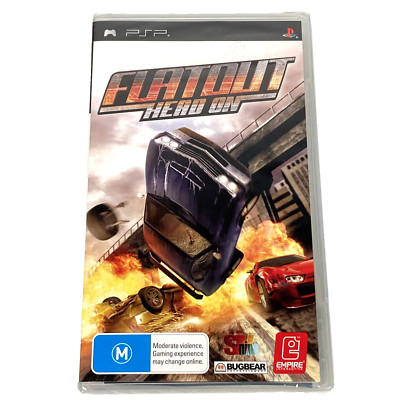 FlatOut Head On PSP (2008) PlayStation Portable Reg 4 Brand New & Factory Sealed