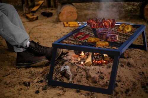 Heavy Duty Carbon Steel Camp Fire Grill 24" x 16" - Picture 10 of 10