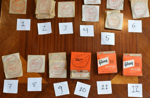 Vintage Gibson Guitar Strings