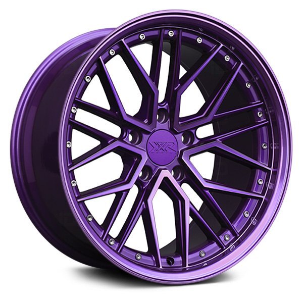 20x10.5 +35 XXR 571 5x114.3 Diamond Cut Purple Wheels (Set of 4