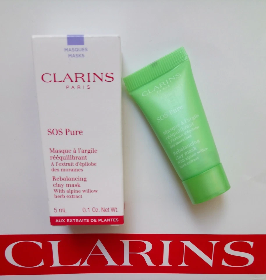 CLARINS SOS Pure Rebalancing Clay Mask 5ml x 5 = 25ml - Image 2 of 4