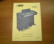 FARFISA CAPITOL Original Service Manual repair Schematic Schematic Schematic