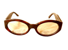 GIANNI VERSACE COL.900 Italian Sunglasses Vintage Brown Glasses 'Frame Only'