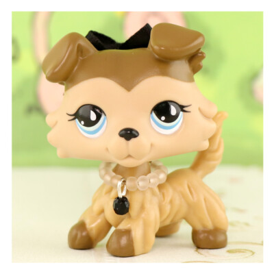 My Littlest Petshop LPS Dog Collie 893 Cream Mocha Rare Original Authentic : Achat occasion | Figurines Hasbro Très bon état