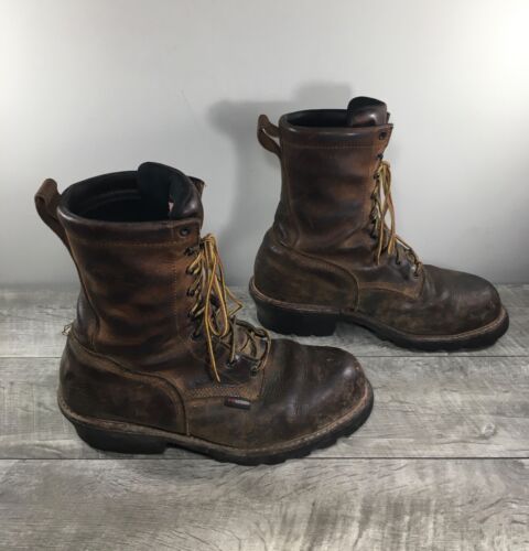 Red Wing Mens Shoes #4420 LoggerMax Steel Toe Waterproof Leather Work Boots 11 - Picture 1 of 10