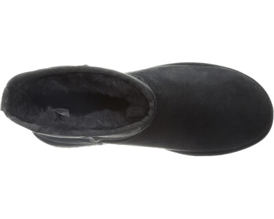 Women UGG Classic Mini II Boot 1016222 Black Suede Upper 100