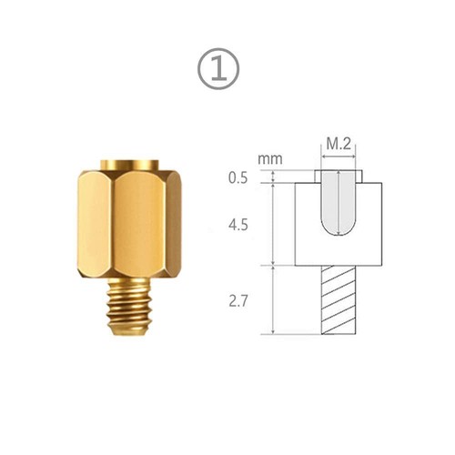 M.2 SSD Mounting Screws Kit For PS5 And Asus Gigabyte ASRock Msi Motherboards - Photo 3/7