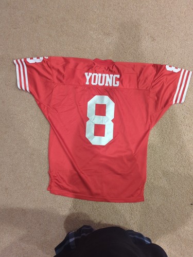 1994 Wilson Pro Line NFL San Francisco 49ers Steve Young Jersey 75th Patch Vtg - Picture 9 of 14
