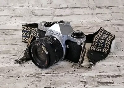 Pentax ME Super 35mm SLR Camera Kit w/ 28mm Lens - Very Good
