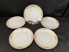 Noritake "ROSINA" Pattern #681 ~ Set of 5 ~ Round Salad Plates ~ 7 1/4"