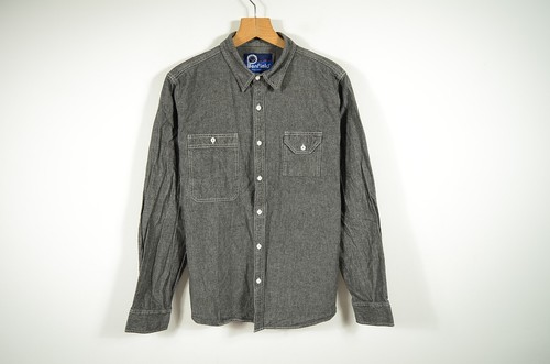 PENFIELD _ MEN'S CLASSIC FIT DENIM SHIRT MELANGE _ size XL