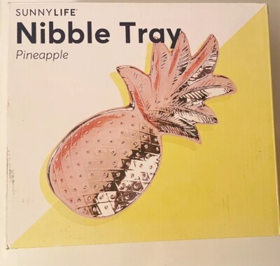 Sunnylife Pineapple Snack Tray  - Shiny and textured NEW Without The Box  10 