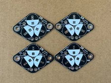 4 New Can Capacitor Replacement Adapter Mount Plates for 1" Small Can Caps