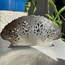 Silver-plate Italian Napkin Holder