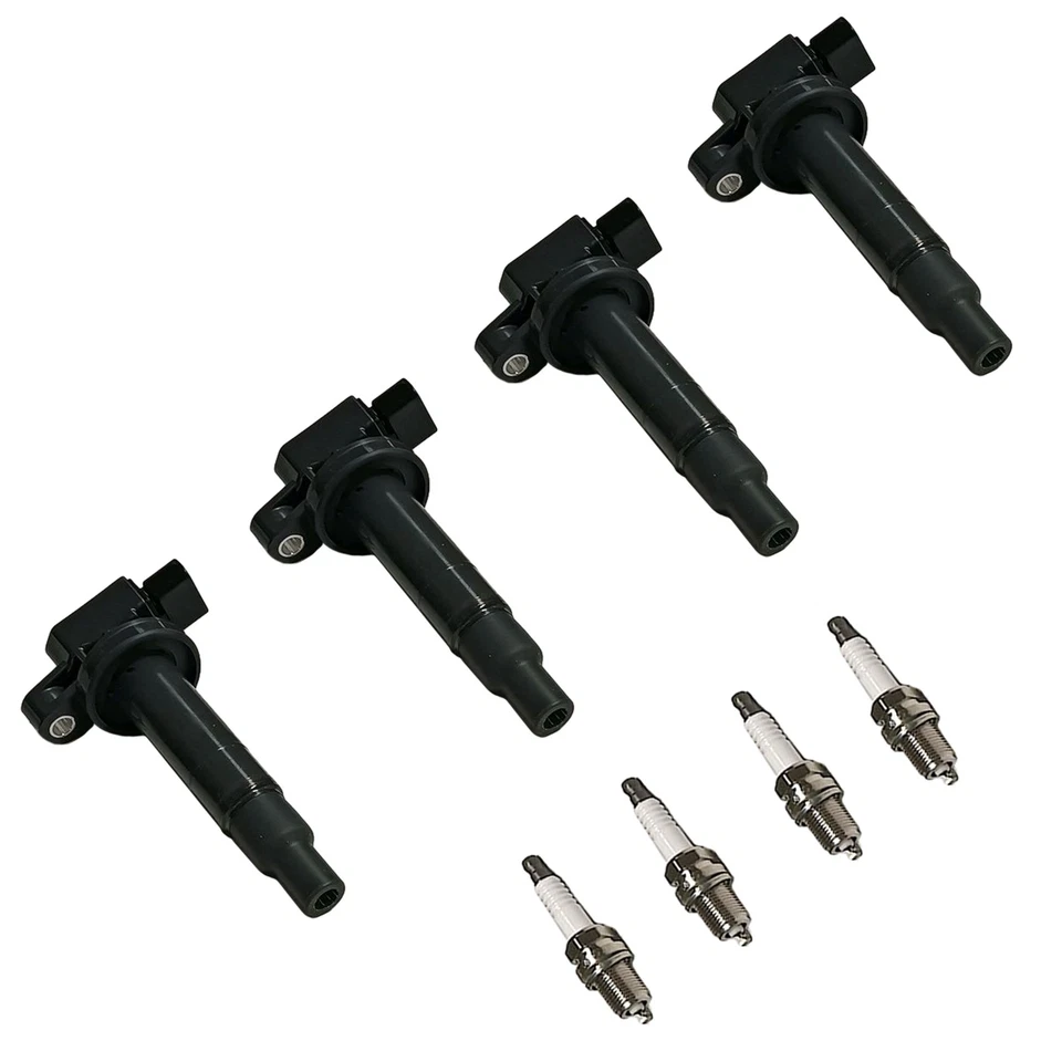 4X Ignition Coils&Iridium Spark plugs For Scion xB Toyota Echo Prius Yaris UF316 Foto 2 de 4