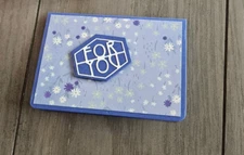 STAMPIN UP CARD KIT- FLOWERS GIFT CARDS FOR YOU Makes 4-Set #25.417