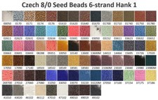 Czech 8/0 Preciosa Rocaille Glass Seed Beads 6-strand Mini Hank or 22 g vial 1