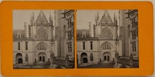 Château de Pierrefonds La Chapelle France Photo Stereo Argentique c1900