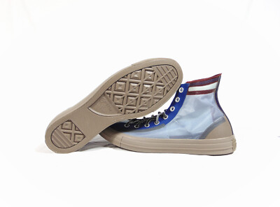 Converse Chuck Taylor All Star High Translucent Shoes Sz 10.5 NEW 167275C RARE