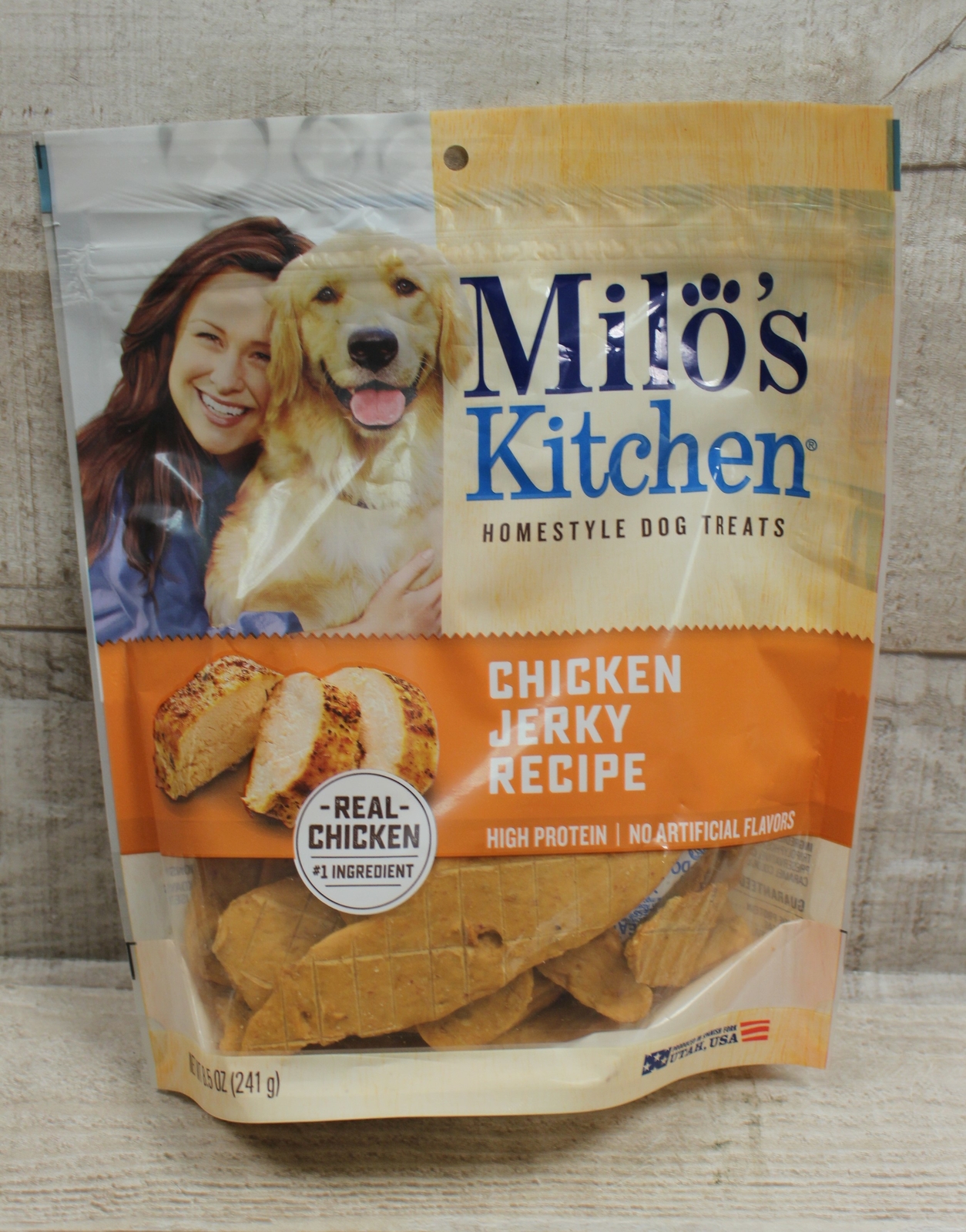 milo's kitchen chicken jerky