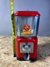 Vintage 1950s Nugget Coin Operated Countertop Dispenser Almonds Red