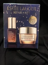 ESTEE LAUDER REPAIR+LIFT SET~ADVANCE NIGHT REPAIR 7ML+REVITALIZING SUPREME 15ML