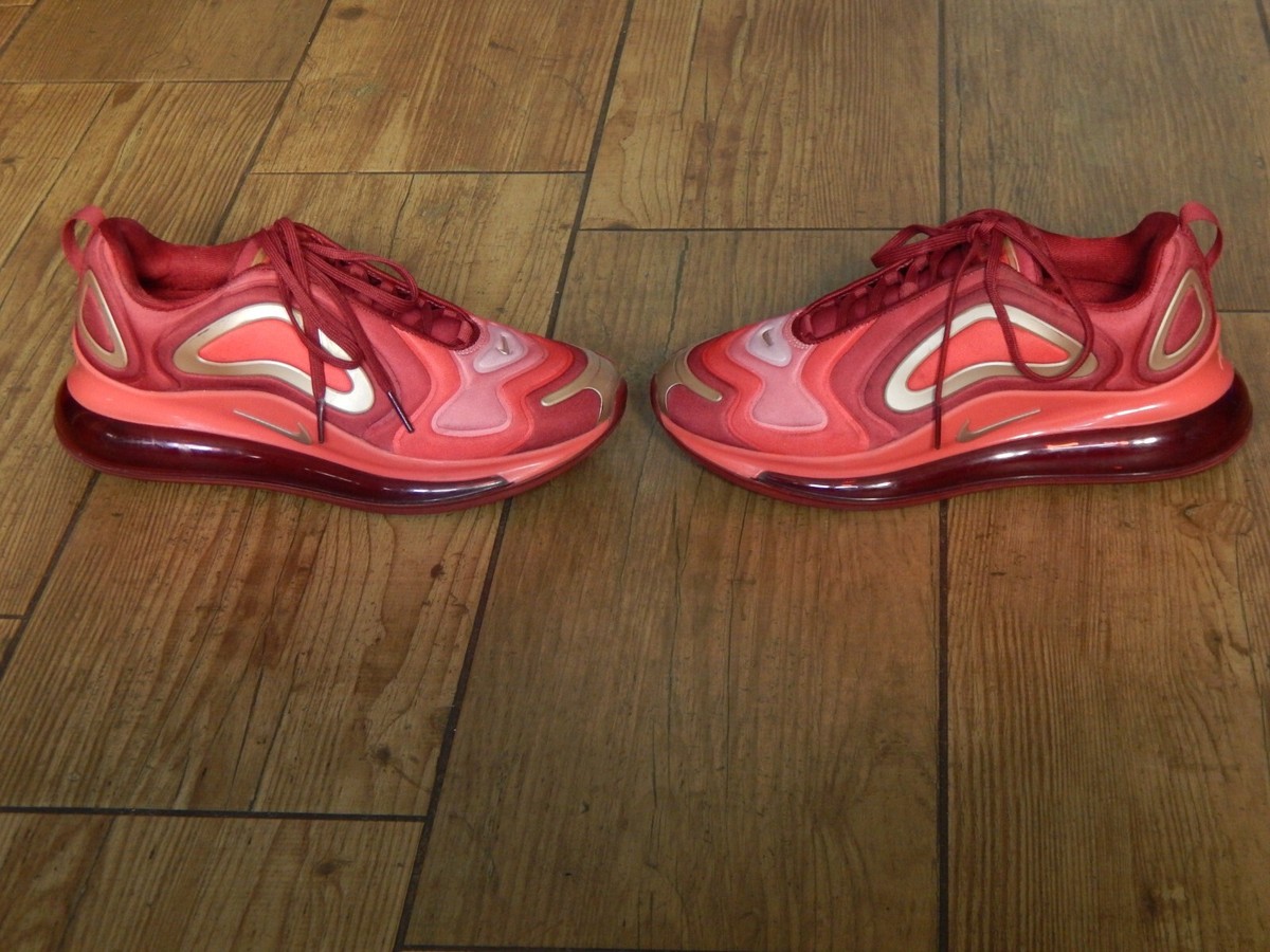 Pink Nike 720 Red Gold NIKE AIR MAX 720 GS IRON MAN CRIMSON GOLD SHOES  TRAINERS AQ3195