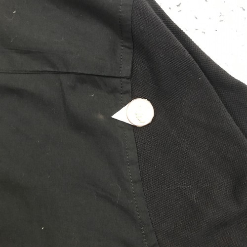 Five Four Shirt Mens Large Button Up Long Sleeve Black Stretch - Picture 7 of 10