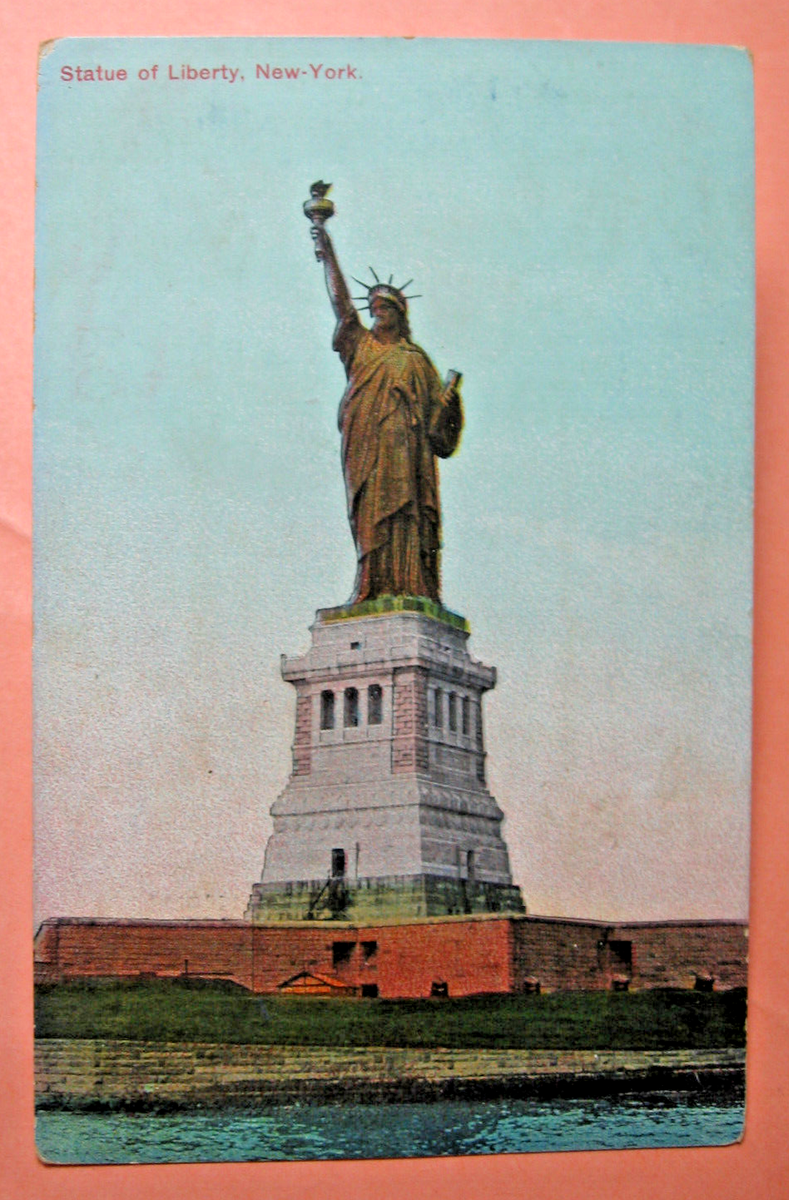 1911 Statue of Liberty, New York City postcard | eBay