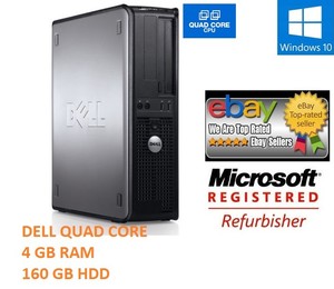 The Latest Version Of Windows 10 Dell Quad Core Desktop Pc 160gb 4gb Computer Tower 1 Yr Wrnty Hysterical Bacosshowproducciones Com