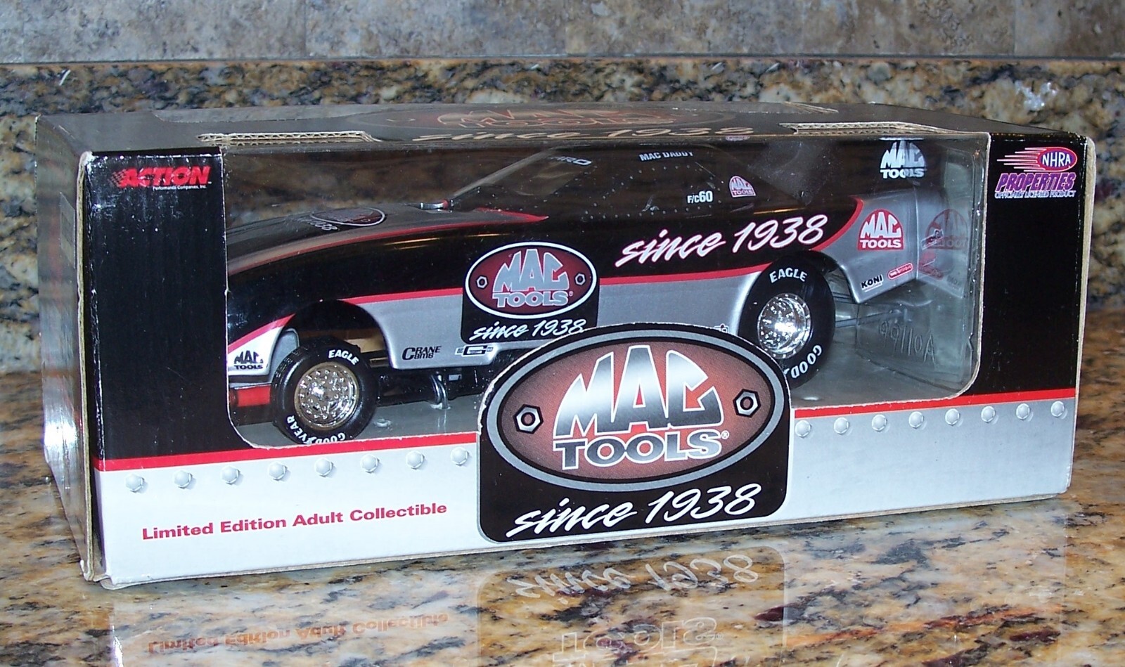 Mac Racing Action Set NHRA Properties Action MAC Tools Mac Daddy Funny Car Diecast Model ...