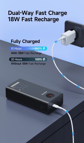40000mAh Power Bank Fast Charge Mobile Phones Battery Charger For iPhone Samsung - Picture 12 of 20