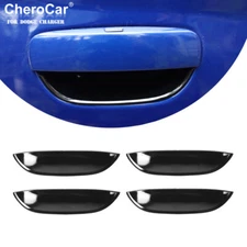 Black Outer Door Handle Bowls Cover Trim Decor Accessories for Dodge Charger 15+