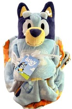Bluey Pillow Plush and Throw Blanket - 40" x 50 - New with Tags