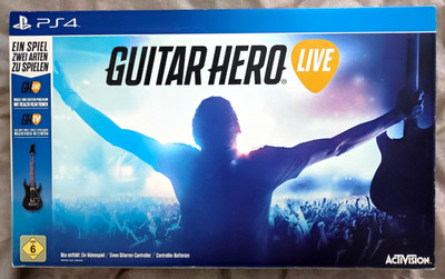 Activision Guitar Hero Live Gitarren-Controller Set Gitarre PS4 - Schwarz