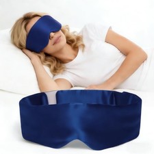 Silk Eye Mask for Sleeping Women: Ultra-Soft 22 Momme Mulberry Silk Sleep Mas...