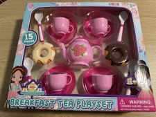 The Toy Association Breakfast Tea Playset - Gourmet Play - 15 Pieces