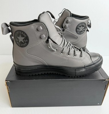 New Converse CTAS Hiker Boot Hi Gray Black A14617C Mens 7.5 Womens 9.5