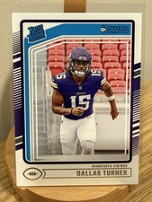 2024 Panini Donruss - Rated Rookie Dallas Turner #331 (RC) - Minnesota Vikings 