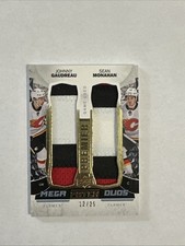 2015-16 Upper Deck Premier Mega Patch Duos Johnny Gaudreau/ Sean Monahan 12/25