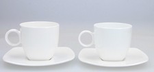 Maxwell & Williams x 2 Kaschmir Fine Bone China weiß Tassen & Untertassen