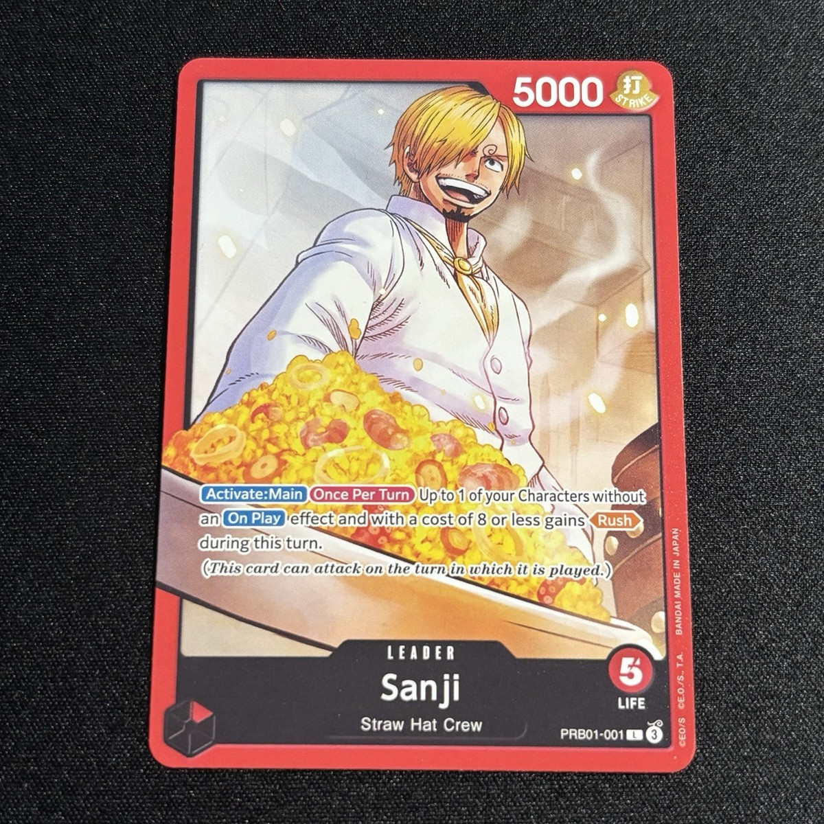 play one piece tcg near me Sanji PRB01-001 - One Piece TCG