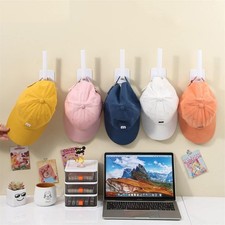 Versatile Hooks Sticky Hanging Towels Grey White No Need To Punch Holes