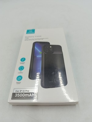 USAMS iPhone 13 Pro Akku Hülle 3500mAh Magnetic Hülle Batterie Case Schwarz_0,_5