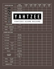 Bg Publishing Yahtzee Score Record (Poche)