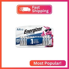Energizer AA Batteries, Ultimate Double A Battery Lithium, 12 Count