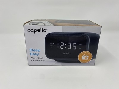 Capello Sleep Easy Alarm Clock AM/FM Radio   New in Box